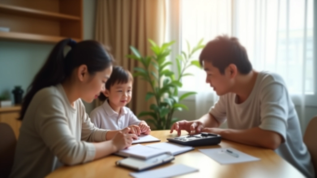 Hong Kong household planning emergency fund with financial documents