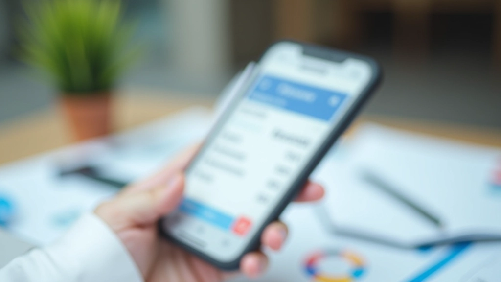 Smartphone showing banking app interface with savings account features and high-yield rates displayed prominently